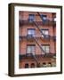 Apartment Fire Escapes, Brooklyn, New York, Ny, USA-Jean Brooks-Framed Photographic Print