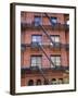 Apartment Fire Escapes, Brooklyn, New York, Ny, USA-Jean Brooks-Framed Photographic Print