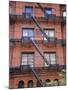 Apartment Fire Escapes, Brooklyn, New York, Ny, USA-Jean Brooks-Mounted Photographic Print