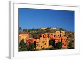 Apartment Houses Stacked on Hillside-Danny Lehman-Framed Photographic Print