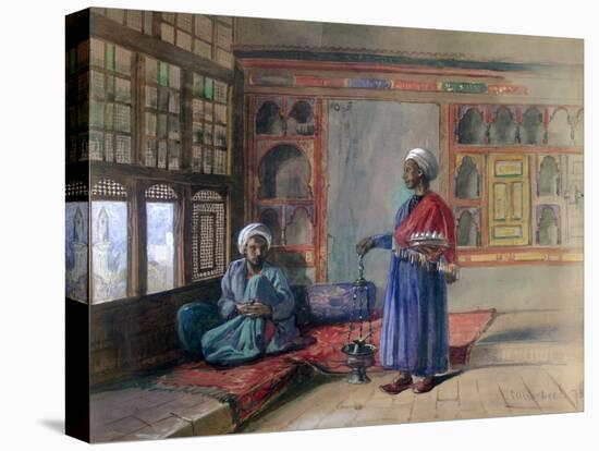 Apartment in the House of the Sheikh Sadat, Cairo, 1873-Frank Dillon-Stretched Canvas