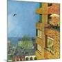 "Apartment Kite Flyer", June 14, 1958-Earl Mayan-Mounted Giclee Print