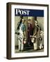 "Apartment Painters," Saturday Evening Post Cover, May 1, 1948-Stevan Dohanos-Framed Giclee Print