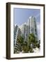 Apartment Tower at the South Pointe Beach, Miami South Beach, Art Deco District, Florida, Usa-Axel Schmies-Framed Photographic Print