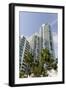 Apartment Tower at the South Pointe Beach, Miami South Beach, Art Deco District, Florida, Usa-Axel Schmies-Framed Photographic Print