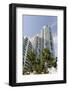 Apartment Tower at the South Pointe Beach, Miami South Beach, Art Deco District, Florida, Usa-Axel Schmies-Framed Photographic Print