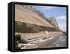 Apartments Below Water Catchment Slopes, Sandy Bay, East Side, Gibraltar, Mediterranean-Ken Gillham-Framed Stretched Canvas