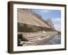 Apartments Below Water Catchment Slopes, Sandy Bay, East Side, Gibraltar, Mediterranean-Ken Gillham-Framed Photographic Print