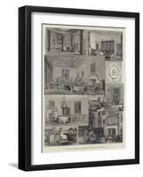 Apartments of Claremont, the Residence of the Duke and Duchess of Albany-null-Framed Giclee Print