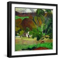 Apatarao (district of Papeete, capital of Tahiti),1893 Canvas, 49 x 54 cm I. N. 1831.-Paul Gauguin-Framed Giclee Print