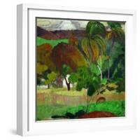 Apatarao (district of Papeete, capital of Tahiti),1893 Canvas, 49 x 54 cm I. N. 1831.-Paul Gauguin-Framed Giclee Print