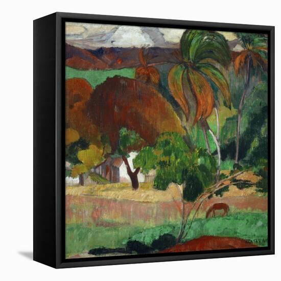 Apatarao (District of Papeete, Capital of Tahiti), 1893-Paul Gauguin-Framed Stretched Canvas