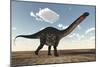 Apatosaurus Dinosaur Walking in the Desert-Stocktrek Images-Mounted Premium Giclee Print