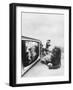 Ape Participating in a Study of Aoe Addiction to TV-Yale Joel-Framed Photographic Print