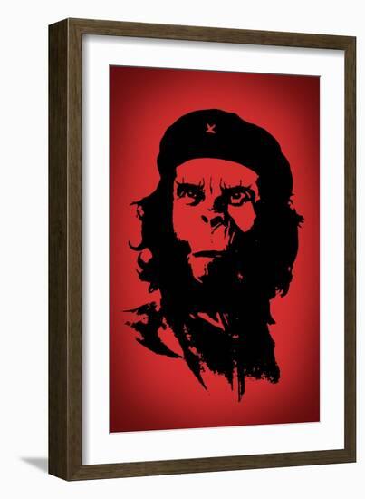 Ape Revolution Movie Plastic Sign-null-Framed Art Print