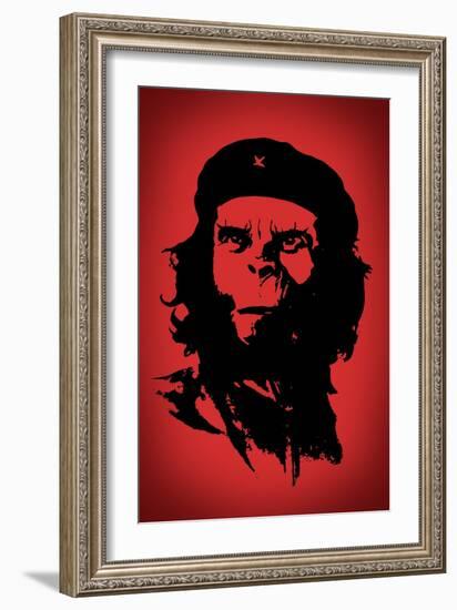 Ape Revolution Movie Poster-null-Framed Art Print