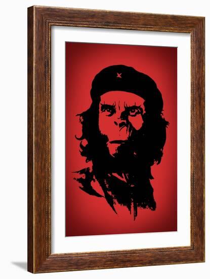 Ape Revolution Movie Poster-null-Framed Art Print