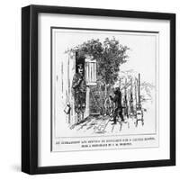 Ape Signalman-null-Framed Art Print