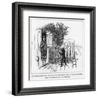 Ape Signalman-null-Framed Art Print