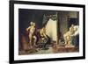 Apelle et Campaspe-Jacques David-Framed Giclee Print