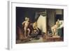 Apelle et Campaspe-Jacques David-Framed Giclee Print