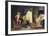 Apelle et Campaspe-Jacques David-Framed Giclee Print