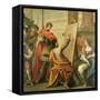 Apelles Making a Portrait of Pancaspe-Sebastiano Ricci-Framed Stretched Canvas