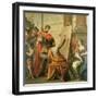 Apelles Making a Portrait of Pancaspe-Sebastiano Ricci-Framed Giclee Print
