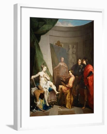 Apelles Painting Campaspe-Nicolas Vleughels-Framed Giclee Print