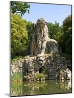 Apennine Colossus by Giambologna, Il Gigante Dell'Appennino, Villa Demidoff, Florence, Italy-Nico Tondini-Mounted Photographic Print