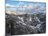 Apennines in winter after a snow storm, Umbria, Italy, Europe-Lorenzo Mattei-Mounted Photographic Print