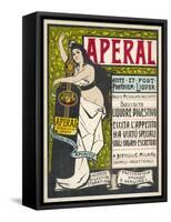 Aperal, Aperitif Which May be Drunk on Its Own or Mixed with Your Coffee-null-Framed Stretched Canvas