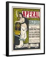 Aperal, Aperitif Which May be Drunk on Its Own or Mixed with Your Coffee-null-Framed Art Print