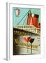 Aperitif Normandie Advertisement-null-Framed Art Print