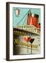 Aperitif Normandie Advertisement-null-Framed Art Print