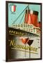 Aperitif Normandie Advertisement-null-Framed Art Print