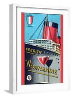 Aperitif Normandie-null-Framed Art Print
