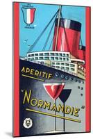 Aperitif Normandie-null-Mounted Art Print