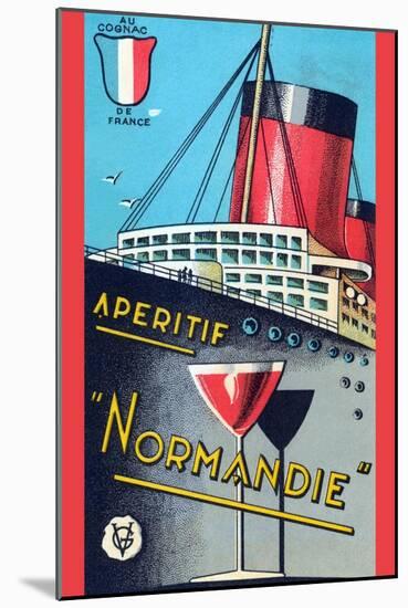 Aperitif Normandie-null-Mounted Art Print