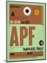 APF Naples Luggage Tag I-NaxArt-Mounted Premium Giclee Print