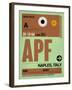 APF Naples Luggage Tag I-NaxArt-Framed Art Print