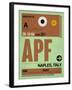 APF Naples Luggage Tag I-NaxArt-Framed Art Print