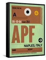 APF Naples Luggage Tag I-NaxArt-Framed Stretched Canvas