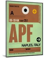 APF Naples Luggage Tag I-NaxArt-Mounted Art Print