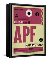 APF Naples Luggage Tag II-NaxArt-Framed Stretched Canvas