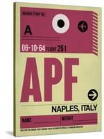 APF Naples Luggage Tag II-NaxArt-Stretched Canvas