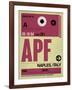 APF Naples Luggage Tag II-NaxArt-Framed Art Print