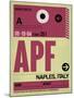 APF Naples Luggage Tag II-NaxArt-Mounted Art Print