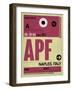 APF Naples Luggage Tag II-NaxArt-Framed Art Print