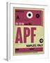 APF Naples Luggage Tag II-NaxArt-Framed Art Print